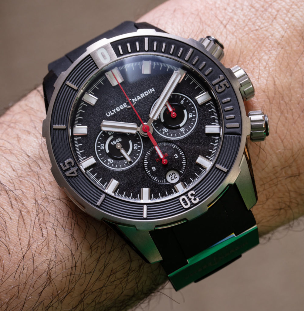 Watch Review: Ulysse Nardin Diver Chronograph 44 mm | aBlogtoWatch