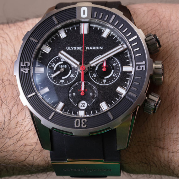 Watch Review: Ulysse Nardin Diver Chronograph 44 mm | aBlogtoWatch