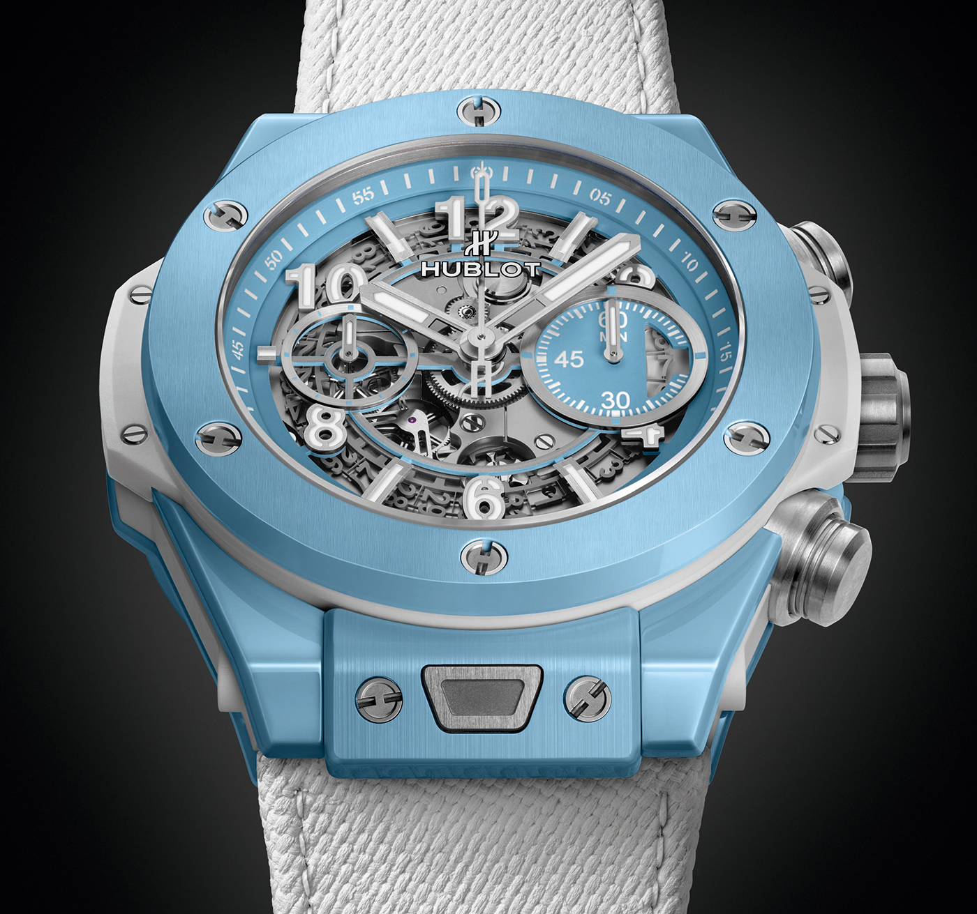 Hublot's New Big Bang Unico 45 Sky Blue Watch in Ceramic – Robb Report