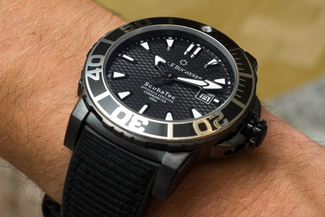 Carl F. Bucherer Patravi ScubaTec Black Hands On | aBlogtoWatch