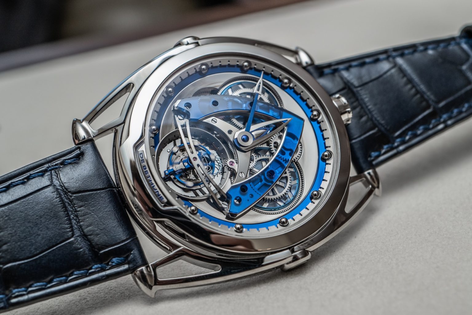 Hands-On: De Bethune DB28 Steel Wheels Sapphire Tourbillon Watch ...