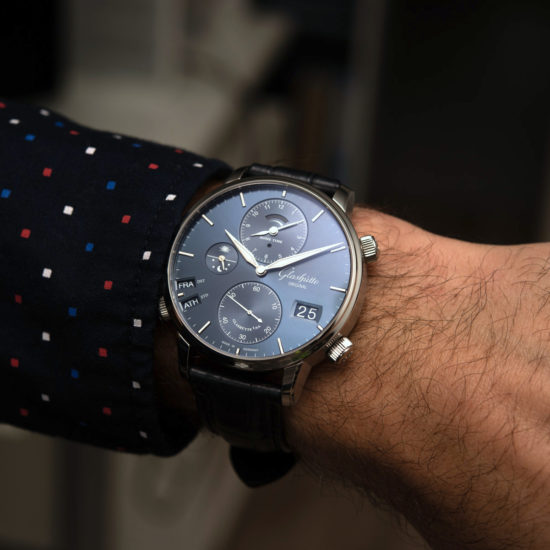 Hands-On: Glashütte Original Senator Cosmopolite Blue & Steel Watch ...