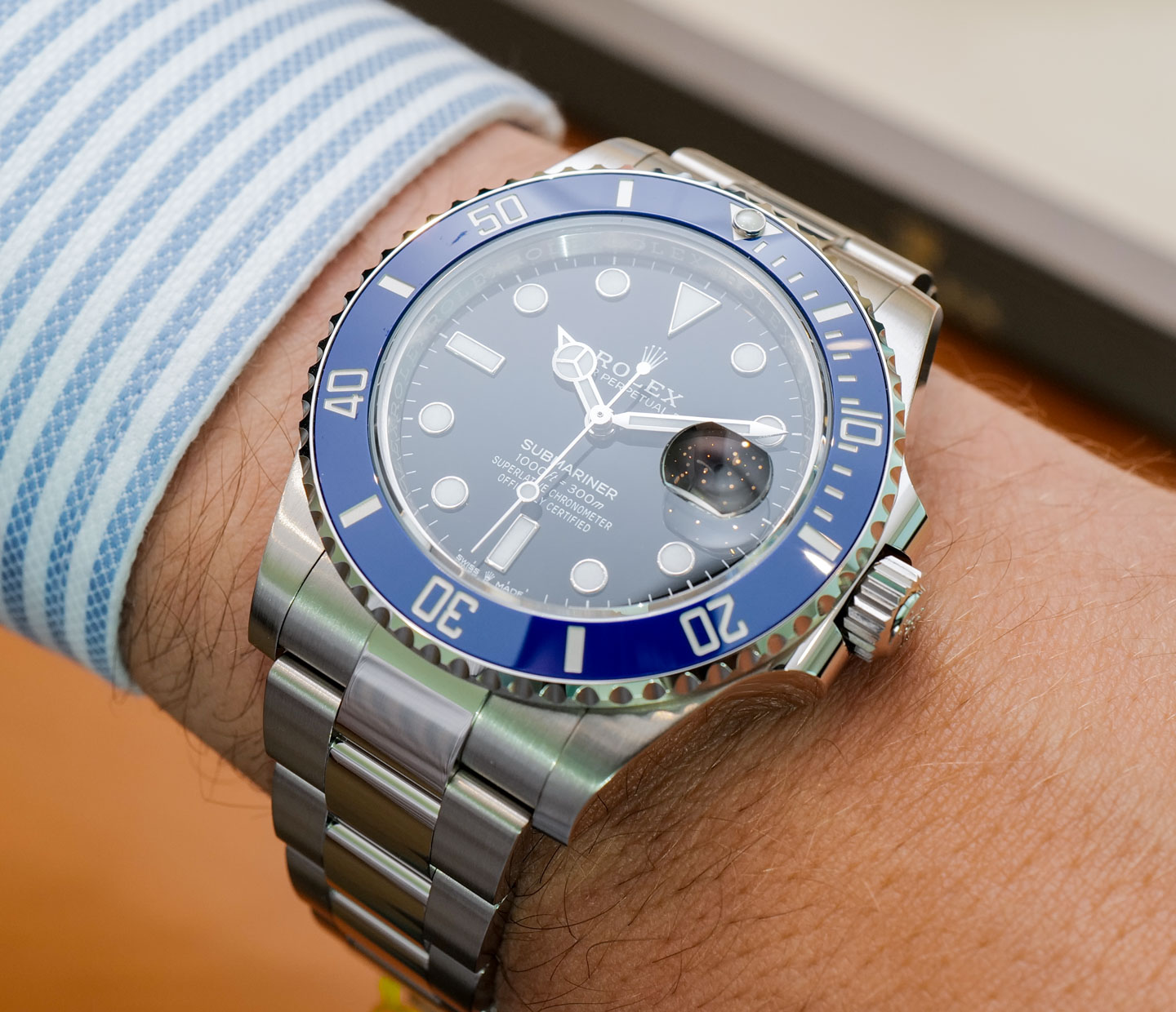 New Rolex Submariner Ref. 126619LB In White Gold With Blue ...