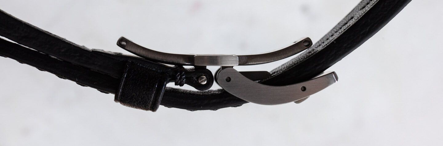 Ostrich Leg Omega-Style Deployant Watch Strap | Genteel Handmade