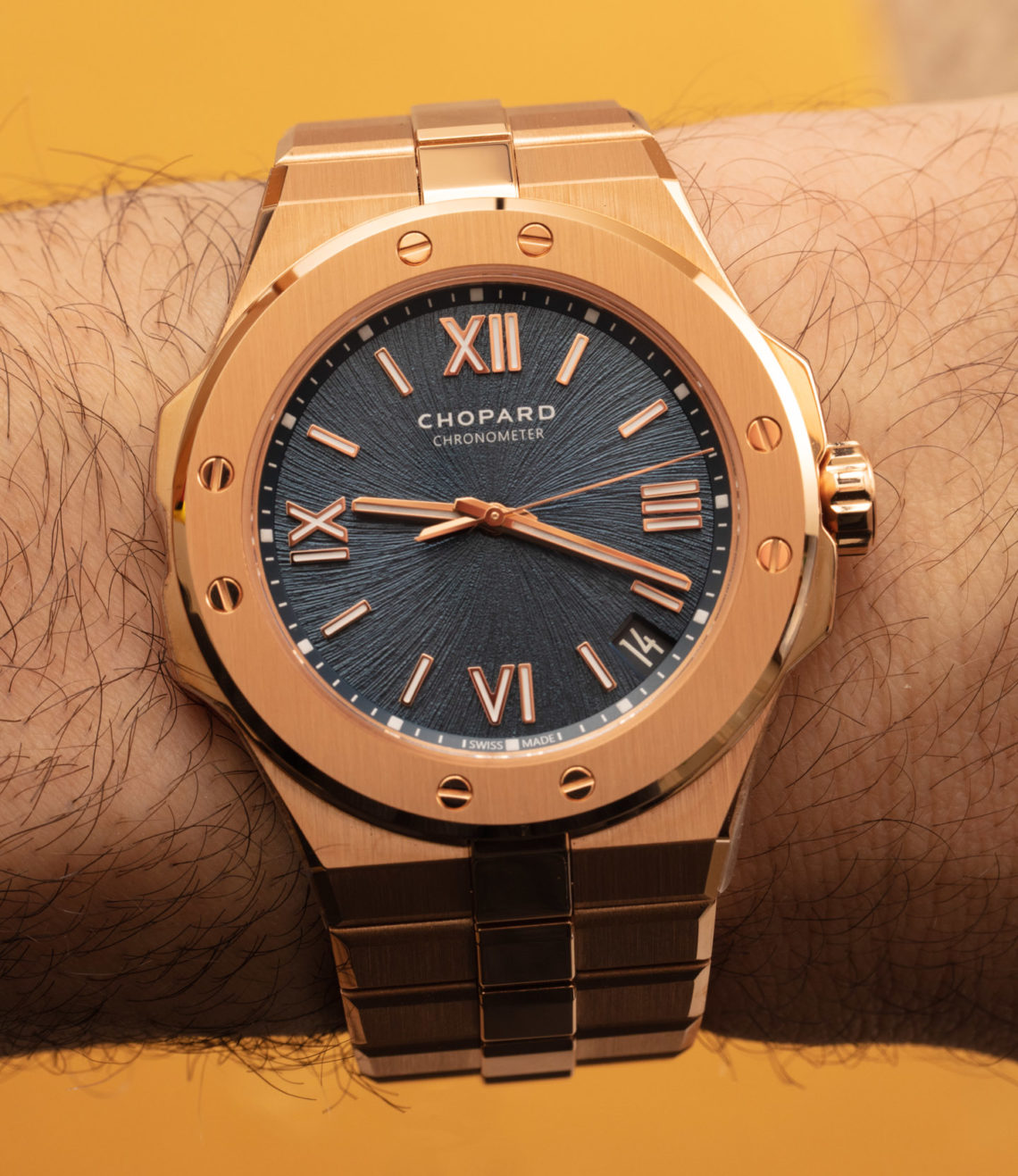 Chopard Alpine Eagle 41mm 18k Rose Gold Watch Review | aBlogtoWatch