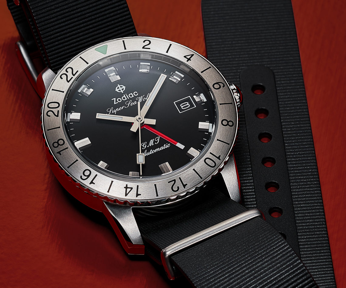 Zodiac Adds Super Sea Wolf GMT To Regular Production Lineup | aBlogtoWatch