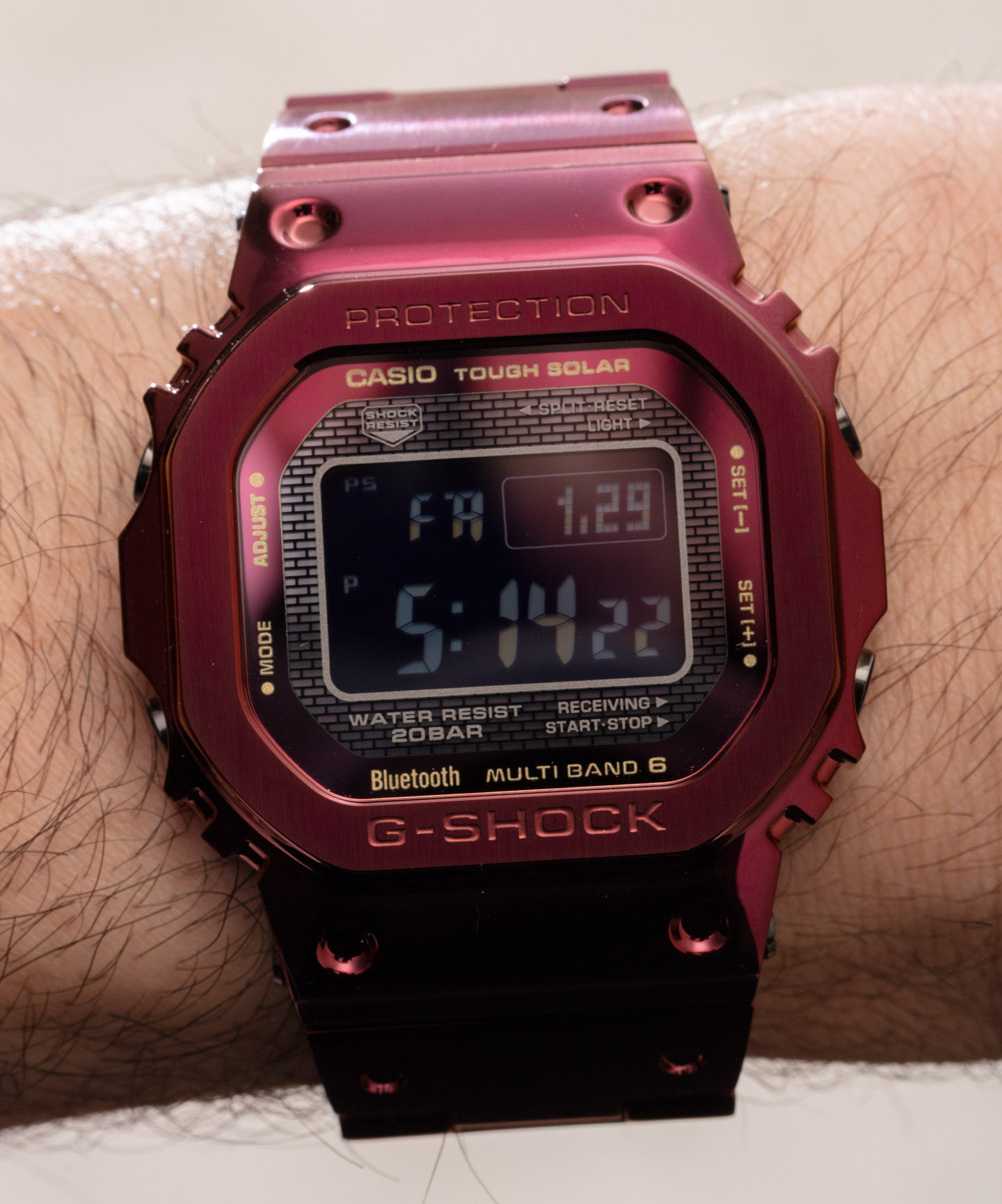 Hands On Casio G Shock Gmwb5000rd 4 Red Metal Watch Ablogtowatch