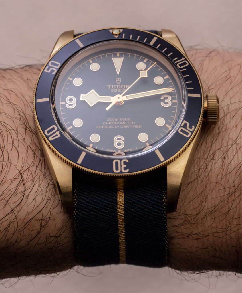 Hands-On: Tudor Black Bay Bronze Bucherer Blue M79250BB-0001 | aBlogtoWatch