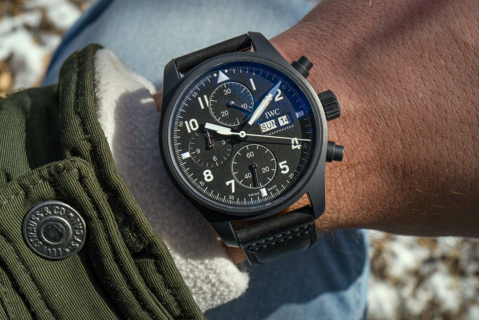 Watch Review: IWC Pilot's Watch Chronograph Edition 'Tribute To 3705 ...