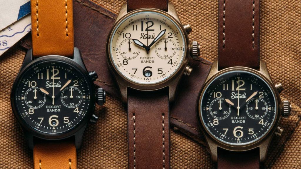 Szanto Debuts Desert Sands Chronograph Watch Series | aBlogtoWatch