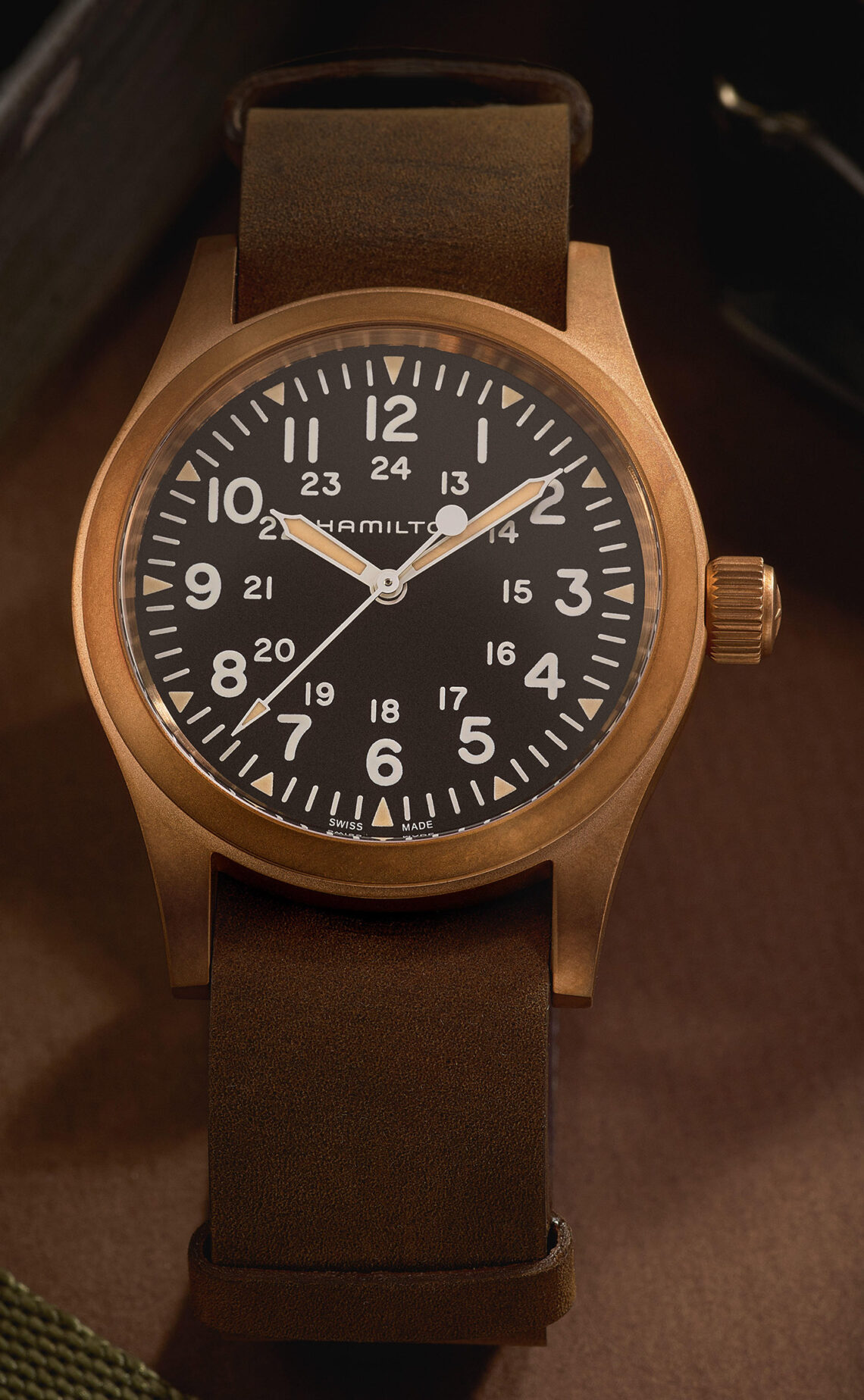 Hamilton Announces Khaki Field Mechanical Bronze Watch | aBlogtoWatch