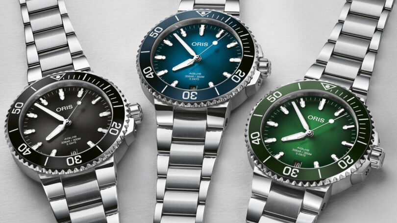 Oris Unveils Aquis Date Calibre 400 41.5mm Watches | aBlogtoWatch