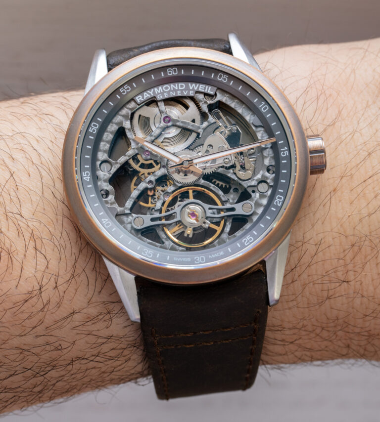 Watch Review: Raymond Weil Freelancer RW1212 Skeleton Bronze | aBlogtoWatch