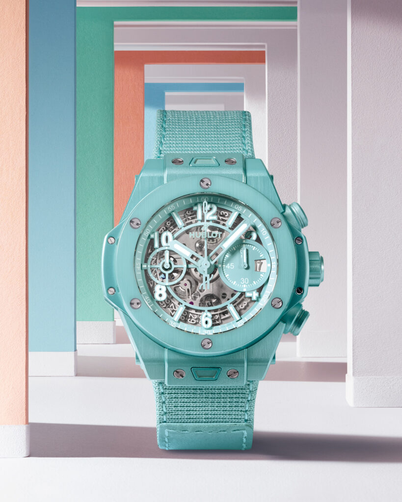 Hublot Dives Into Summer With New Turquoise Anodized Aluminum Big Bang ...