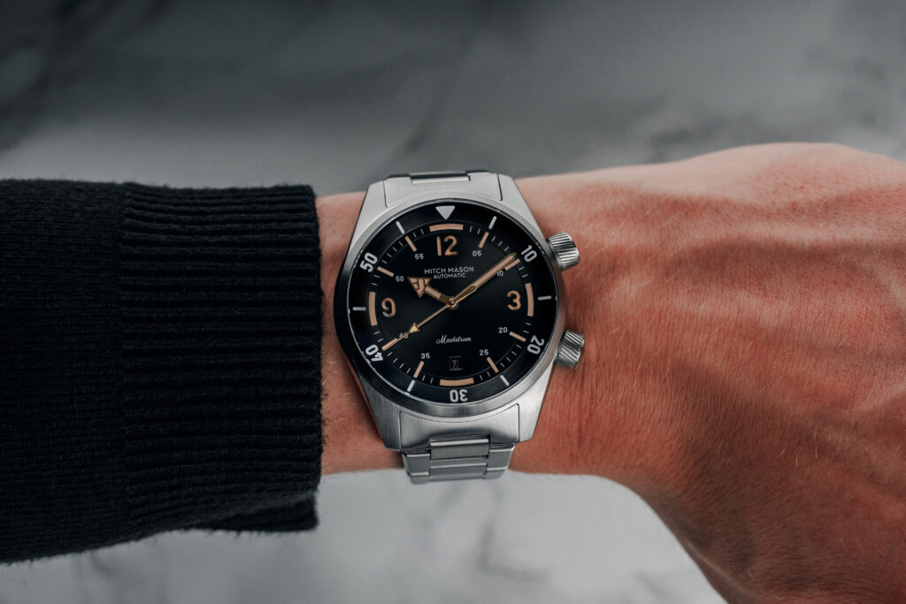 Mitch Mason Models Super-Compressor Style With Maelstrom Dive Watch ...