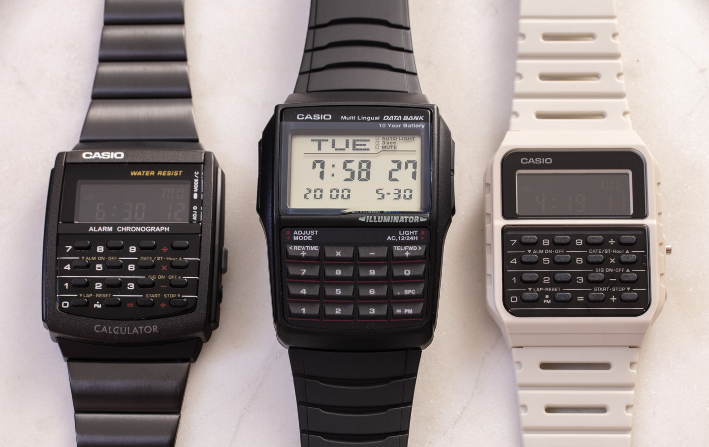 Casio Watch Data Bank Calculator Black CA-53W-1Z – Watches & Crystals