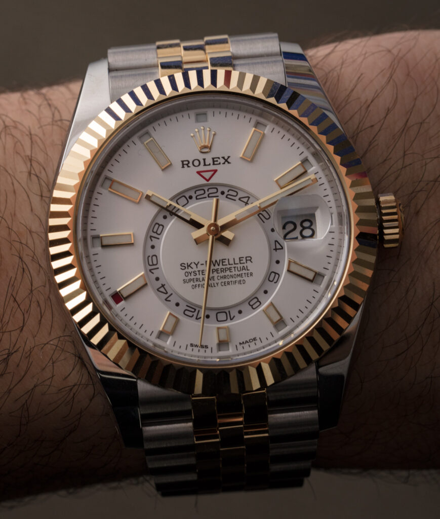 Hands-On: Rolex Sky-Dweller Watches On Jubilee Bracelet | aBlogtoWatch