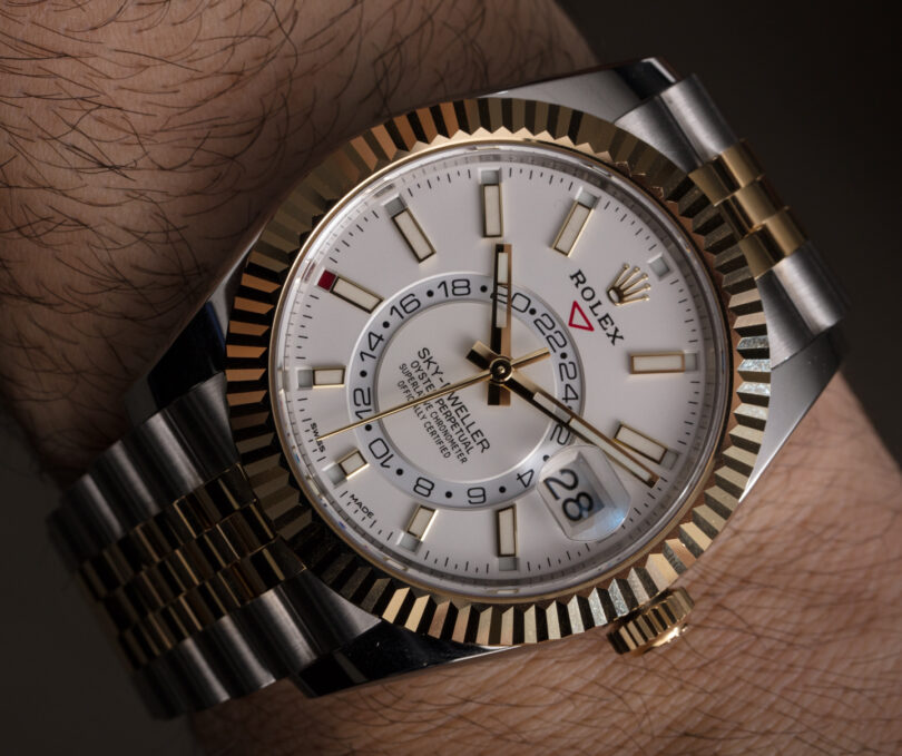 Hands-On: Rolex Sky-Dweller Watches On Jubilee Bracelet | aBlogtoWatch