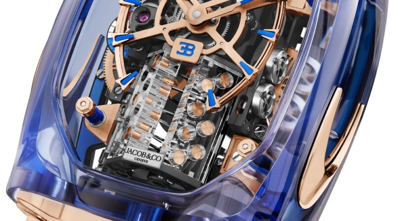 Jacob & Co. Unveils Unique Bugatti Chiron Tourbillon Blue Sapphire ...