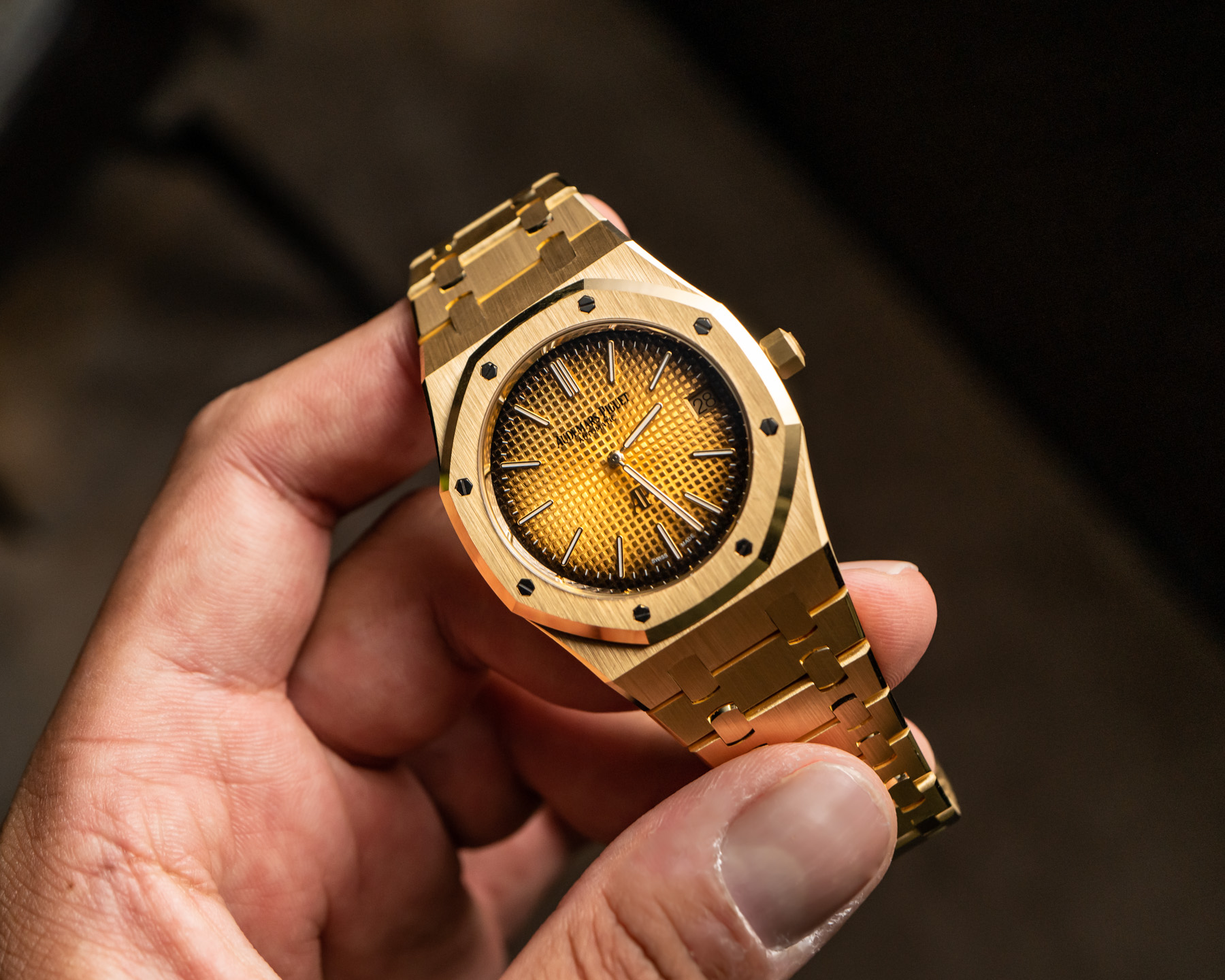 After many years… finally I got my first ever full gold Royal Oak