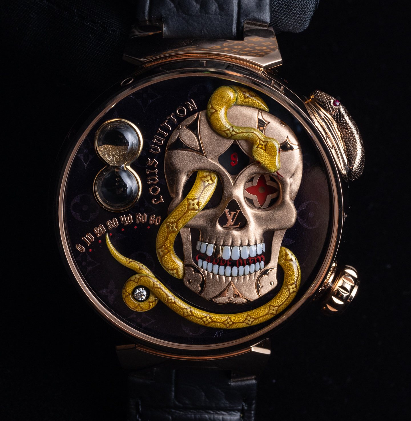 A Feast for the Eyes: Louis Vuitton Tambour Fiery Heart Automata