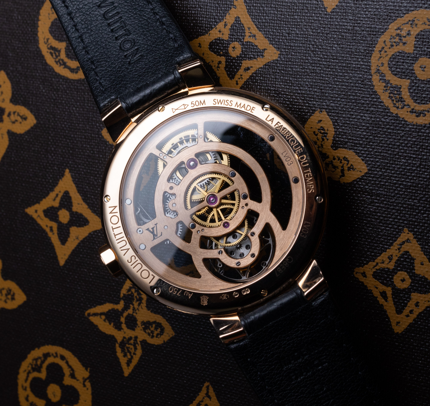 Louis Vuitton's Monogram Watch Trunk is now in Titanium and Ruthenium