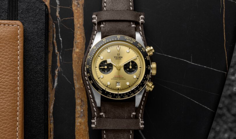 First Look: Tudor's New Black Bay Chronograph Features A Bright Gold ...