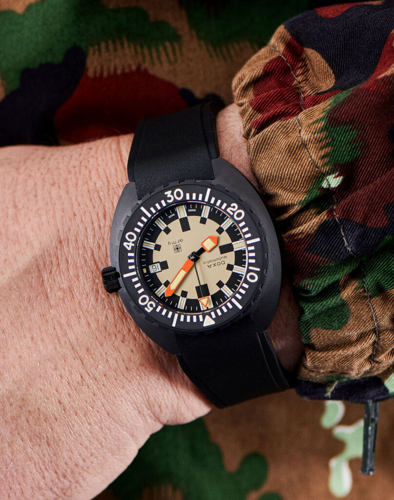 Doxa Unveils Limited-Run Army Watches Of Switzerland Edition Watch ...