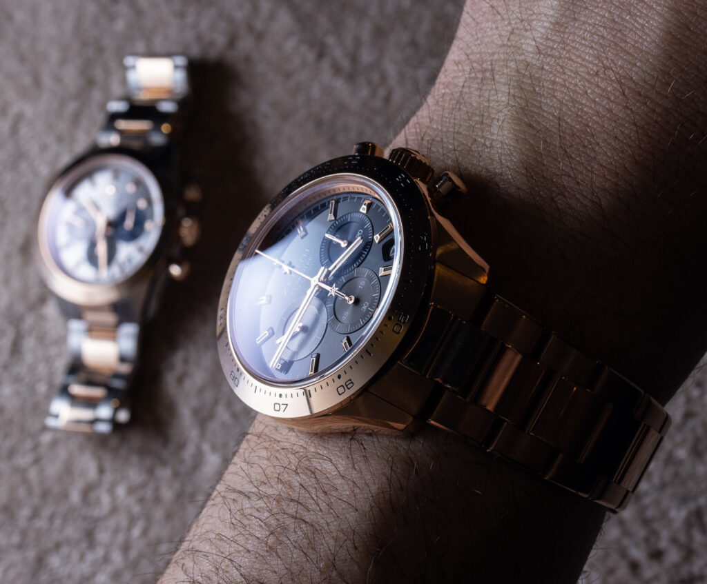 Hands-On: Zenith Chronomaster Sport Gold Watches | aBlogtoWatch