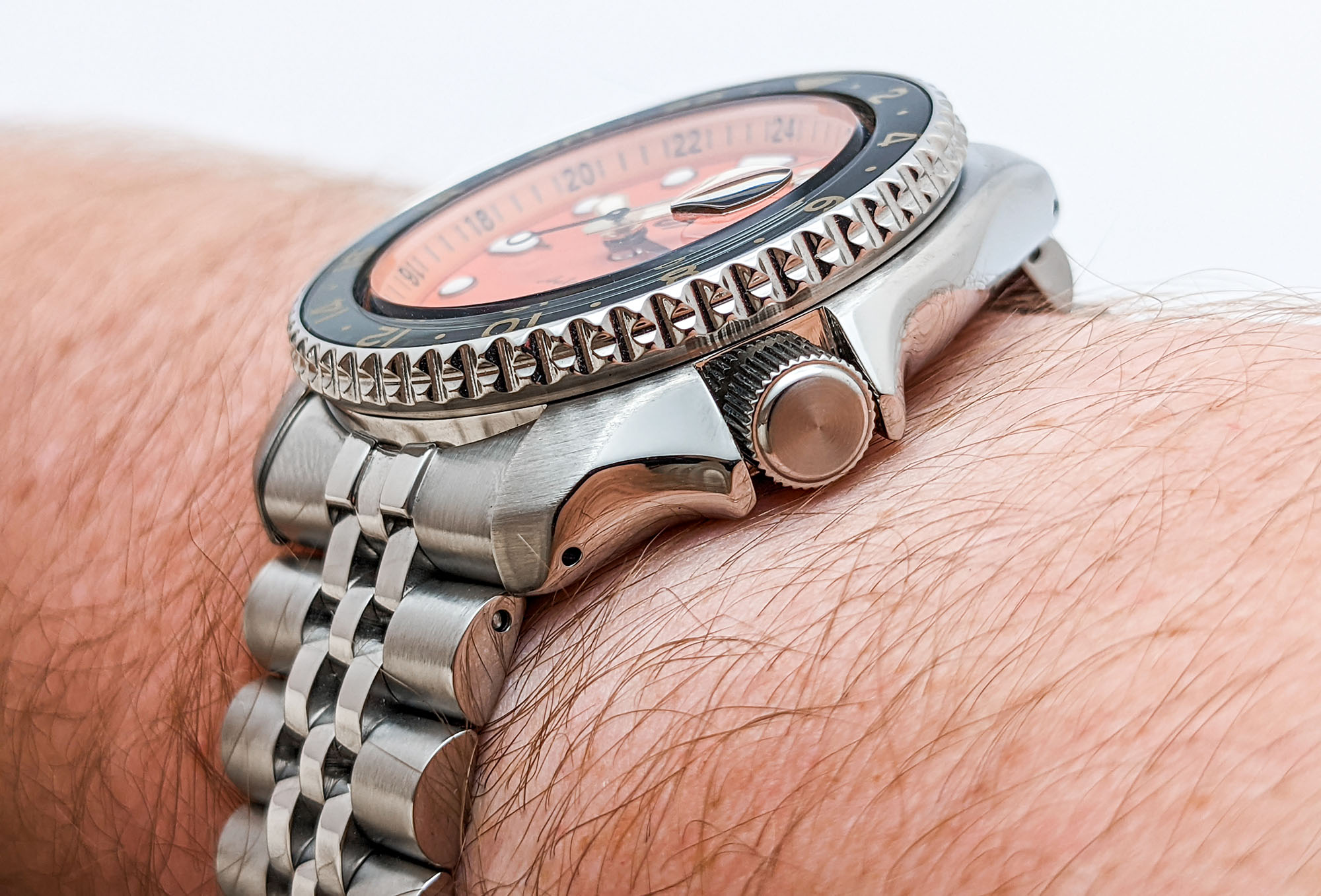SEIKO SRPD59 5 Sports Men's Automatic Watch Silver-Tone 42.5mm
