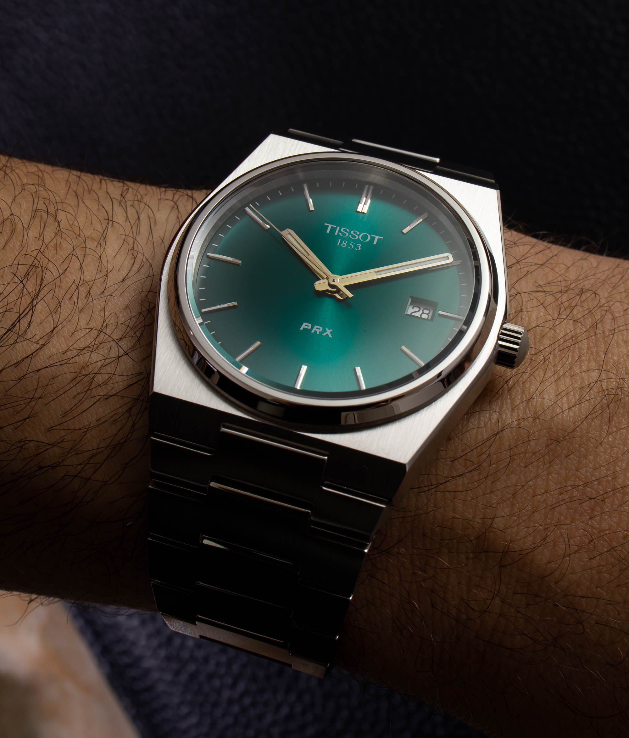 Hands-On: Tissot PRX Green Dial Watches 35mm Vs. 40mm Models