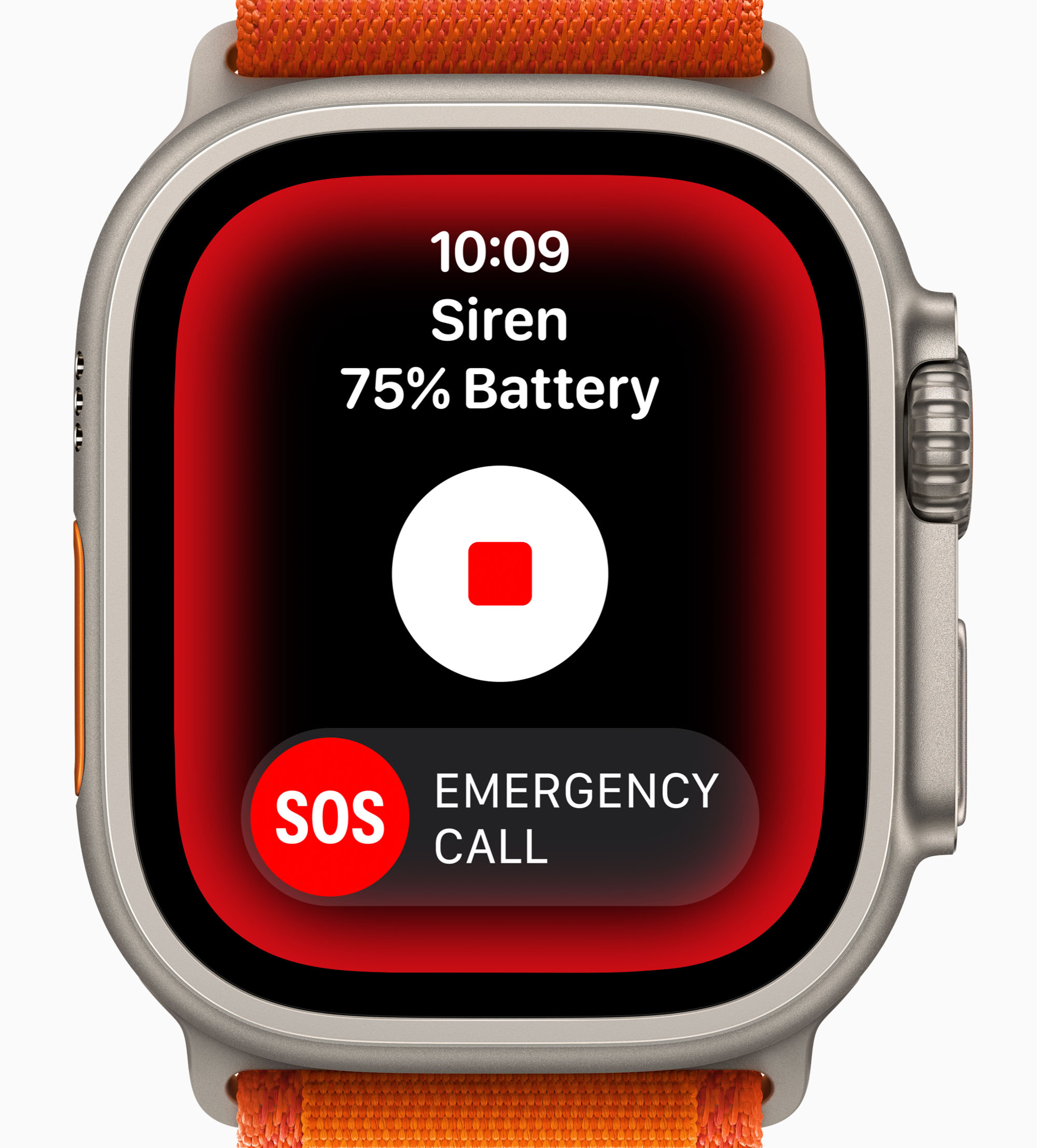 Apple Watch Ultra siren