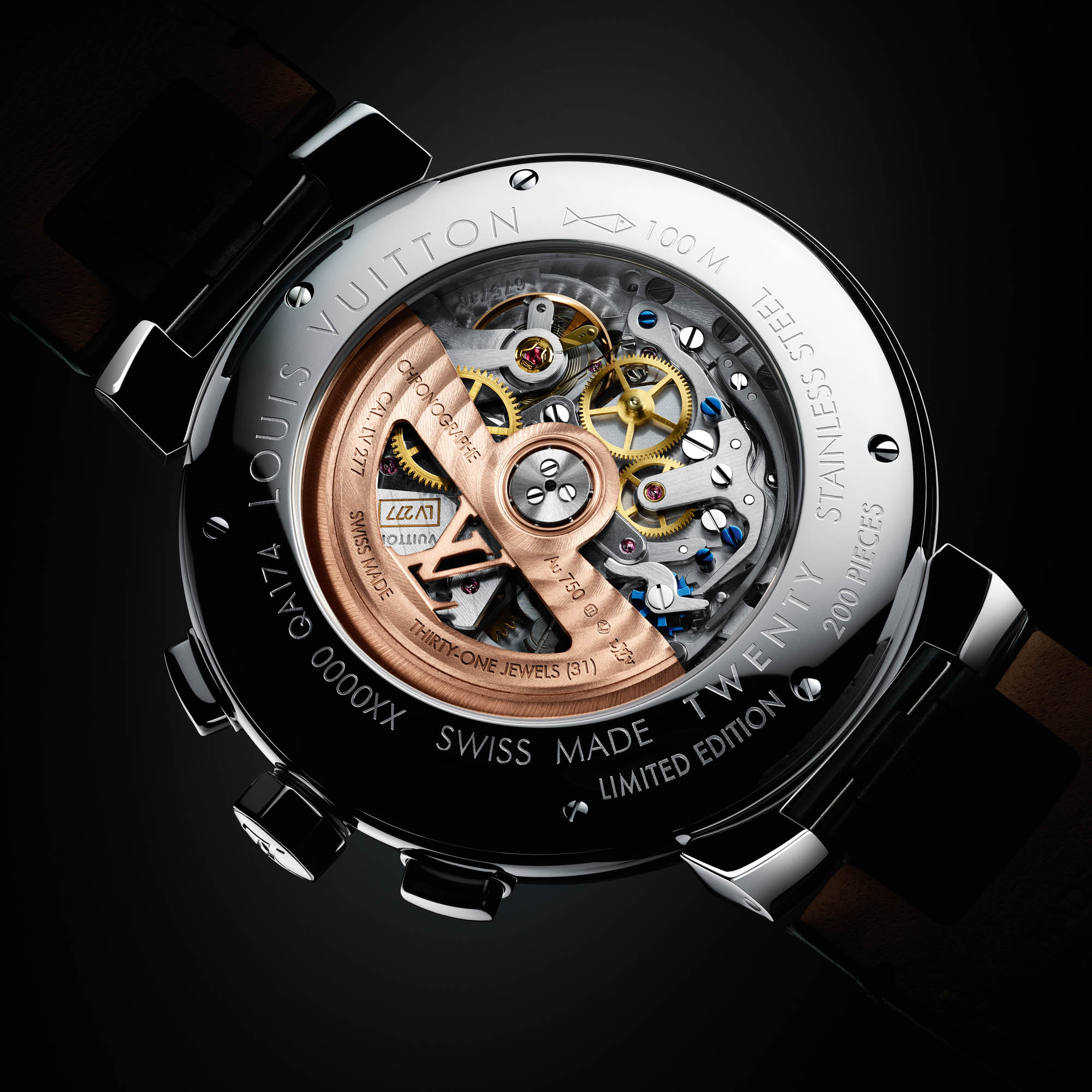 Louis Vuitton - Tambour with Date & Leather Band – Every Watch Has a  Story