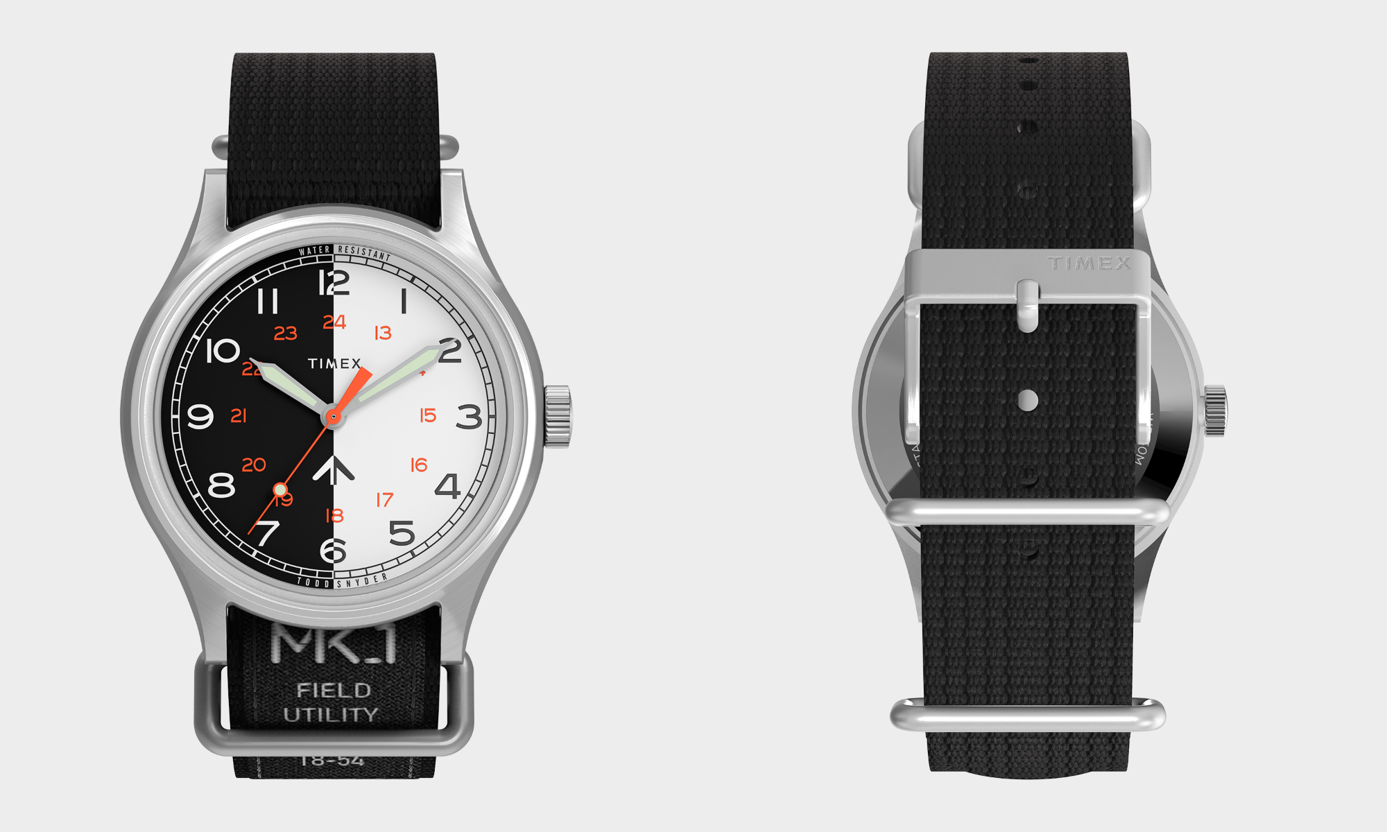 Timex And Todd Snyder Return With The Mk 1 Black White Watch Ablogtowatch 