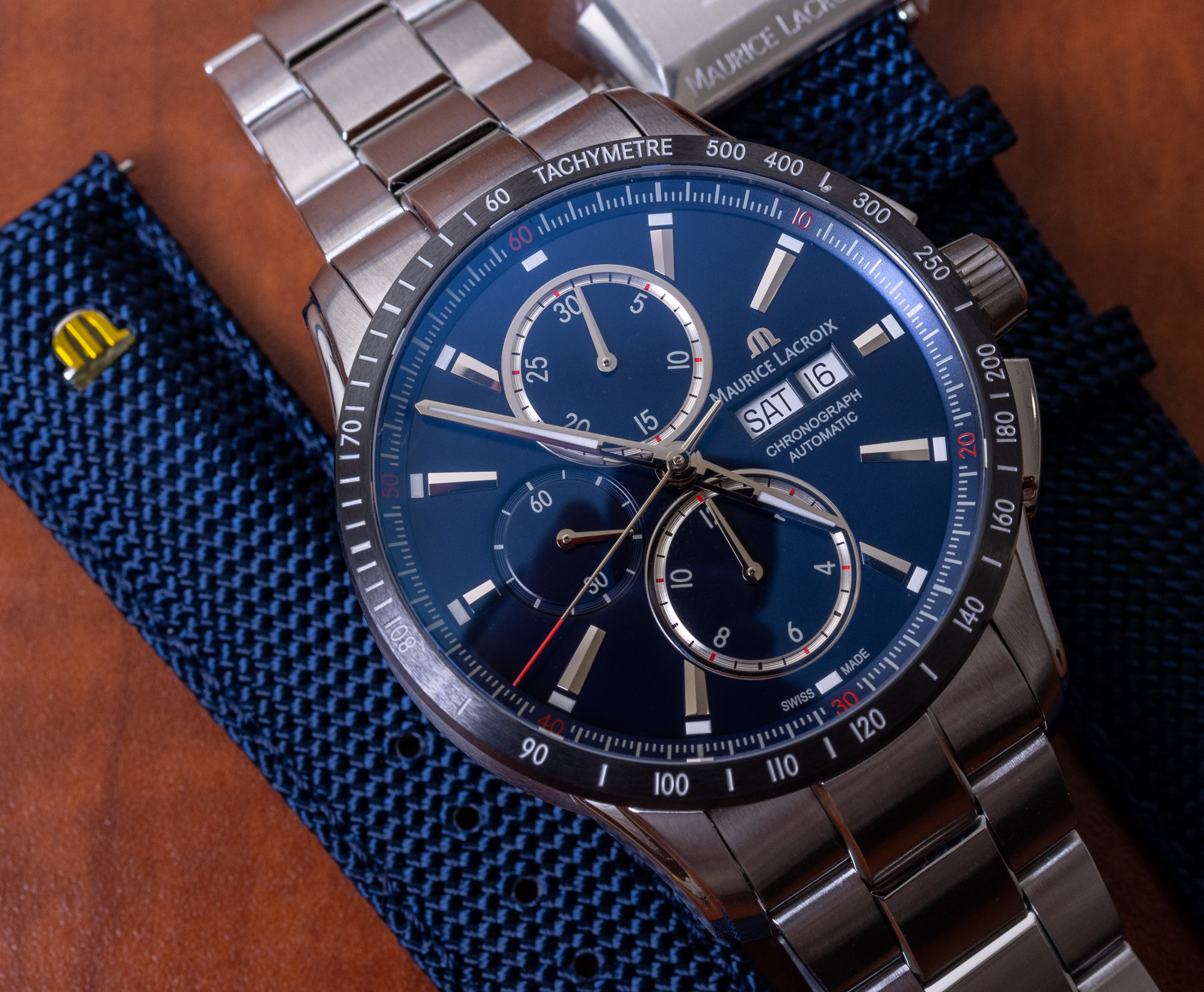 S PONTOS Chronograph Maurice Lacroix aBlogtoWatch Review: 43mm Watch |