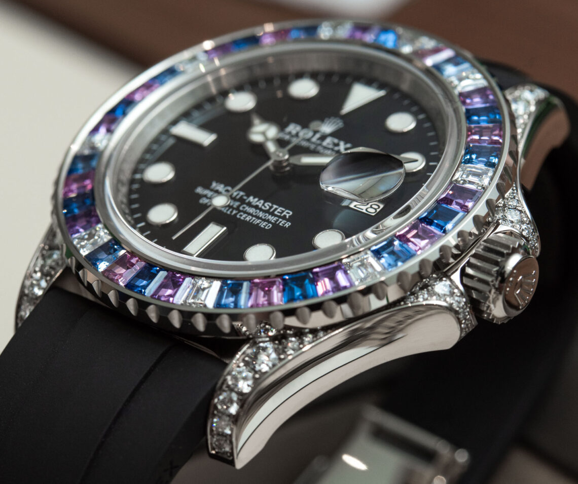 Hands-On: Rare Rolex Yacht-Master 40 Watch & A Case For The Gem-Set ...