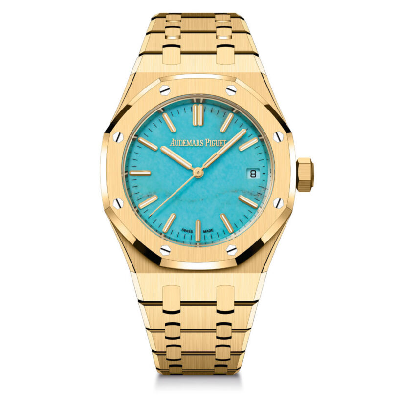 Audemars Piguet Unveils A Yellow Gold Royal Oak 37mm Watch With A ...