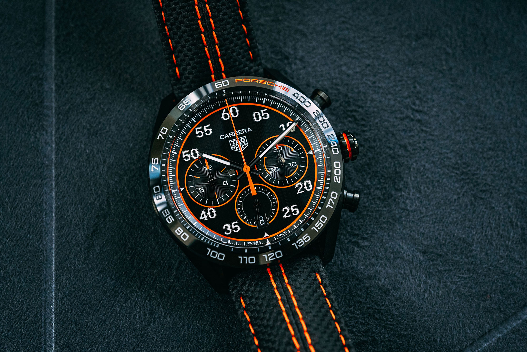 TAG Heuer Carrera Chronograph X Porsche Orange Racing – Element iN