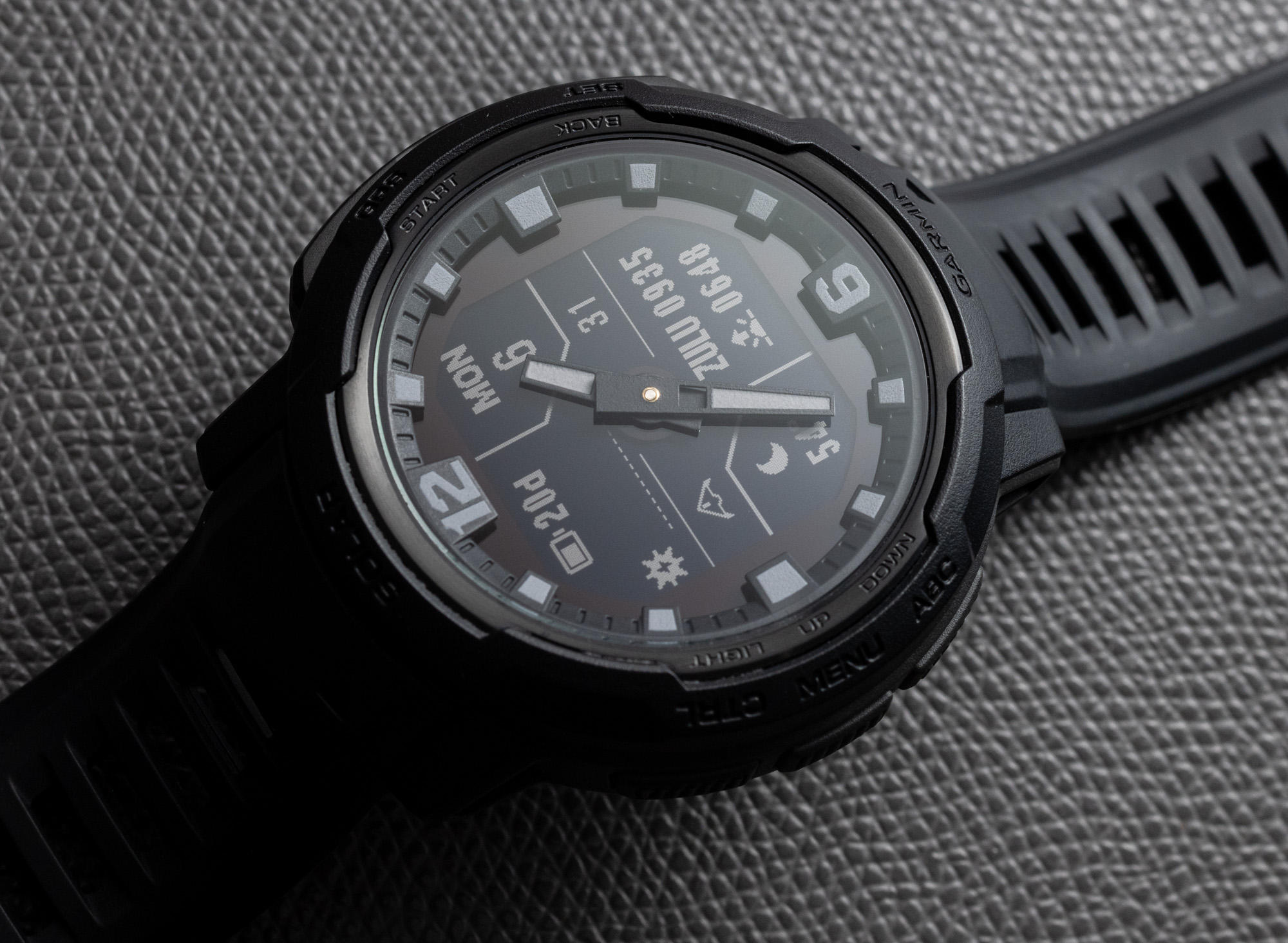 Garmin Instinct Crossover Solar Graphite 45mm Strap Watch