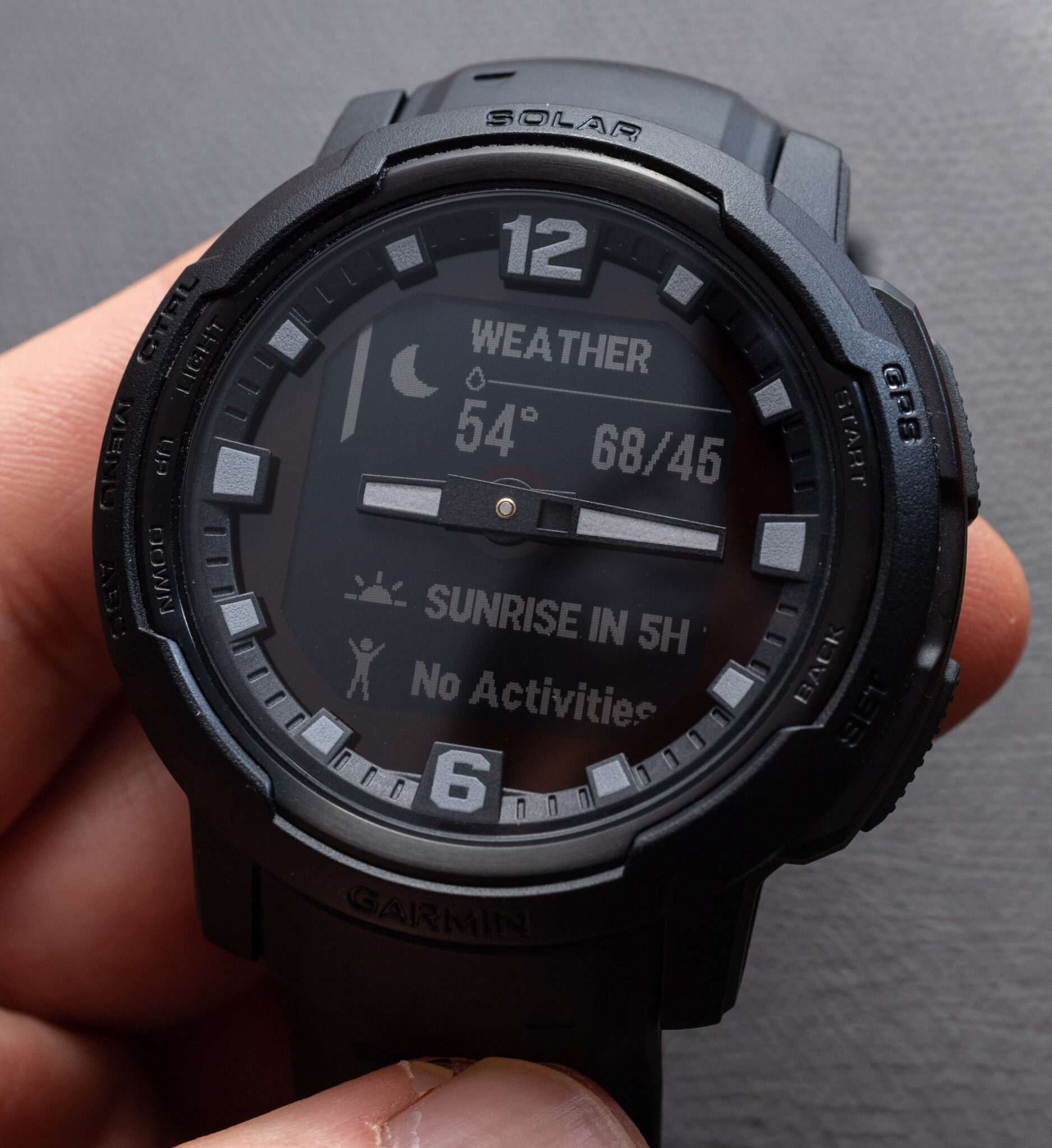 Watch Review Garmin Instinct Crossover Solar Tactical Smartwatch