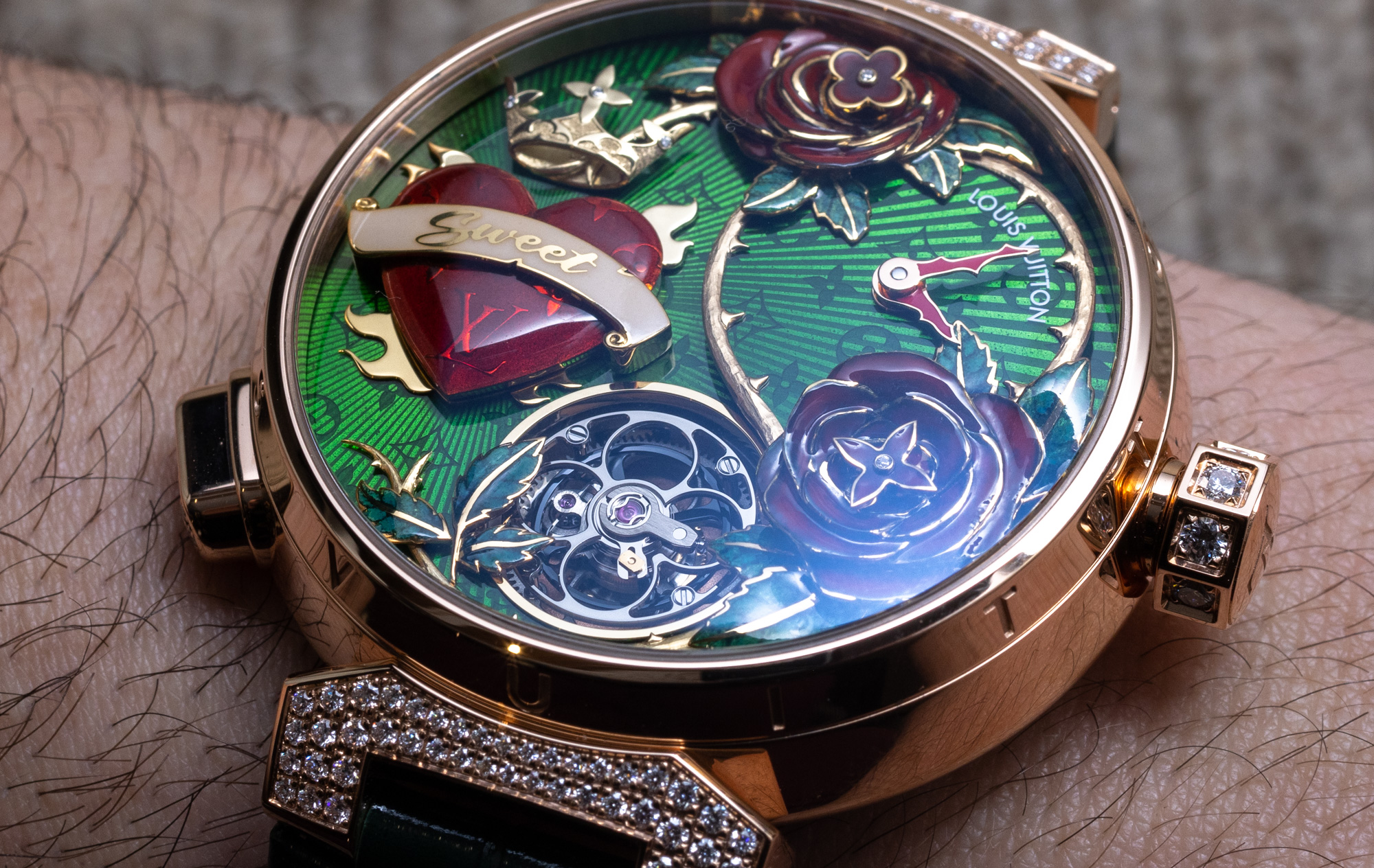 Louis Vuitton Tambour Fiery Heart Automata – The Watch Pages