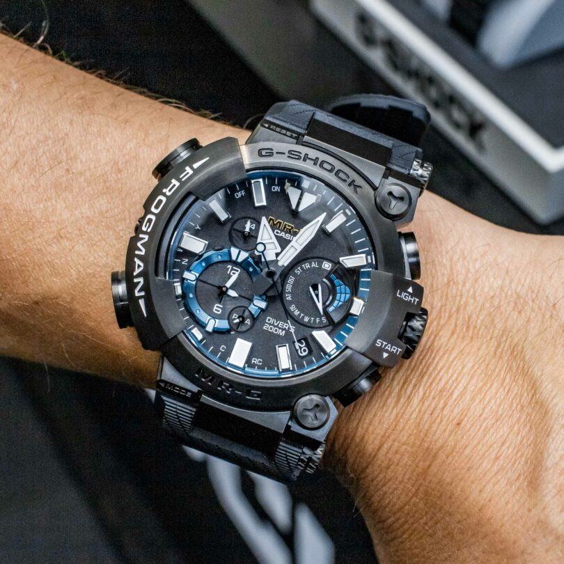 Casio Unveils The G Shock Mr G Frogman Mrgbf1000r1a Dive Watch Ablogtowatch 7427