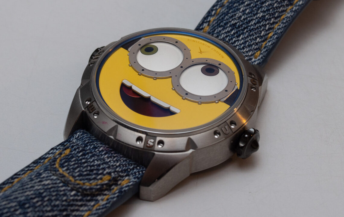 HandsOn Konstantin Chaykin Minions Titanium Watch aBlogtoWatch