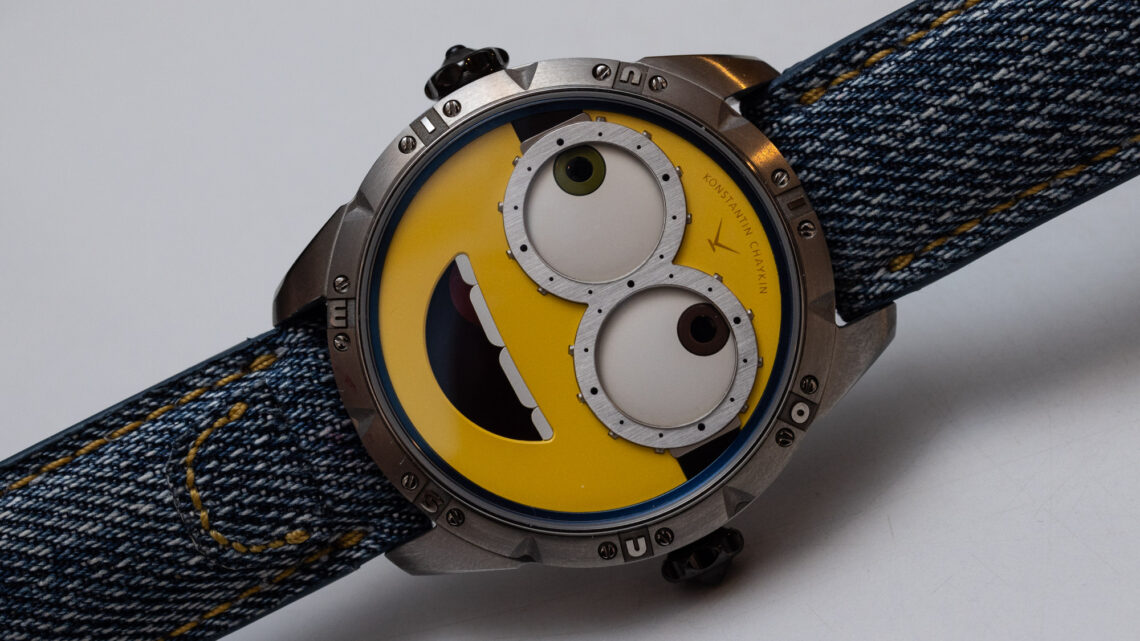 HandsOn Konstantin Chaykin Minions Titanium Watch aBlogtoWatch