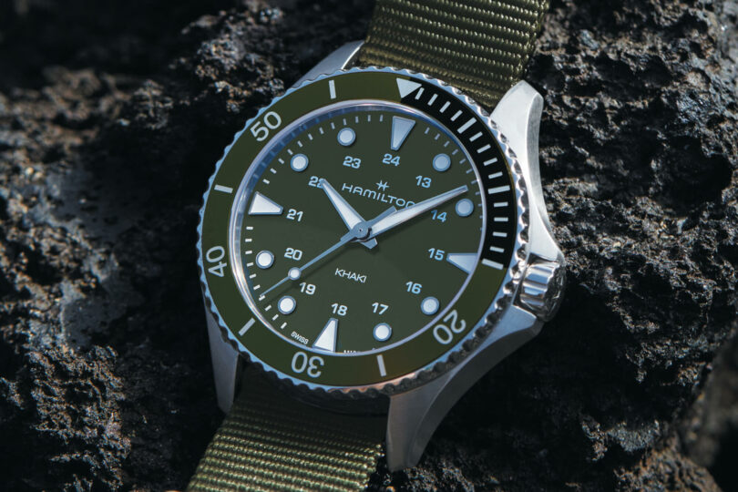 New Release: The Hamilton Khaki Navy Scuba Watches Go Green | aBlogtoWatch