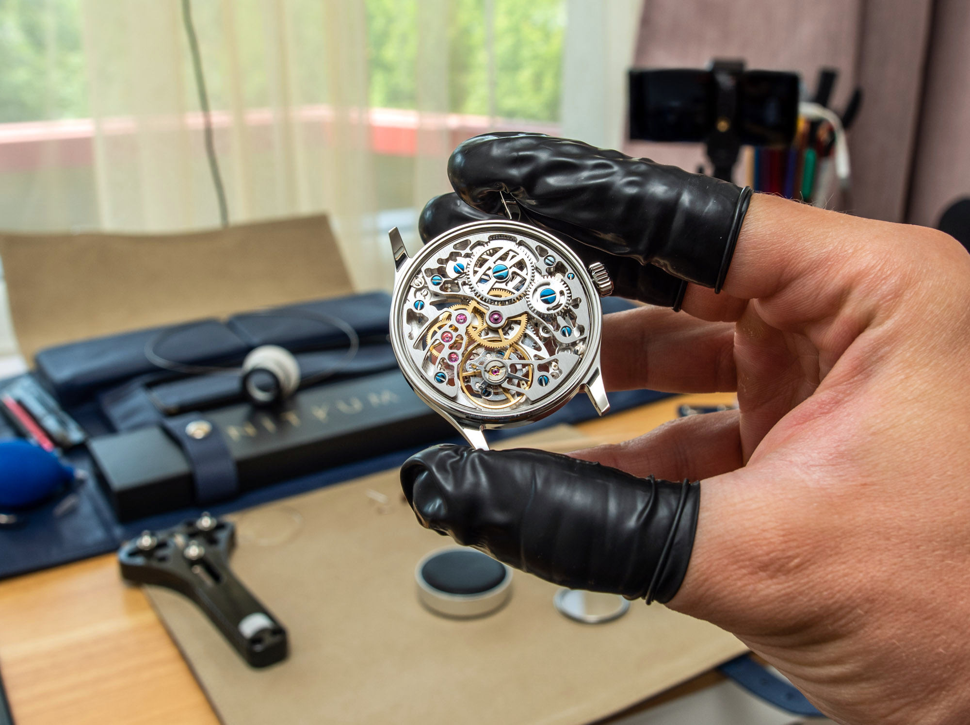 Initium Kairos Watchmaking Kit Skeletonized Watch 9