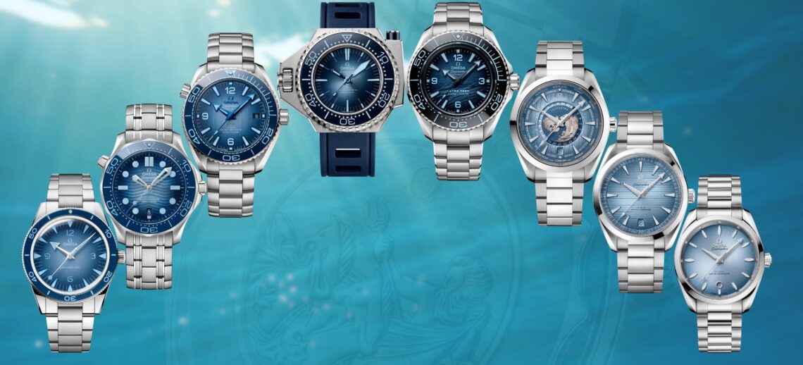 Omega Launches 11 New Seamaster Summer Blue Watches | aBlogtoWatch