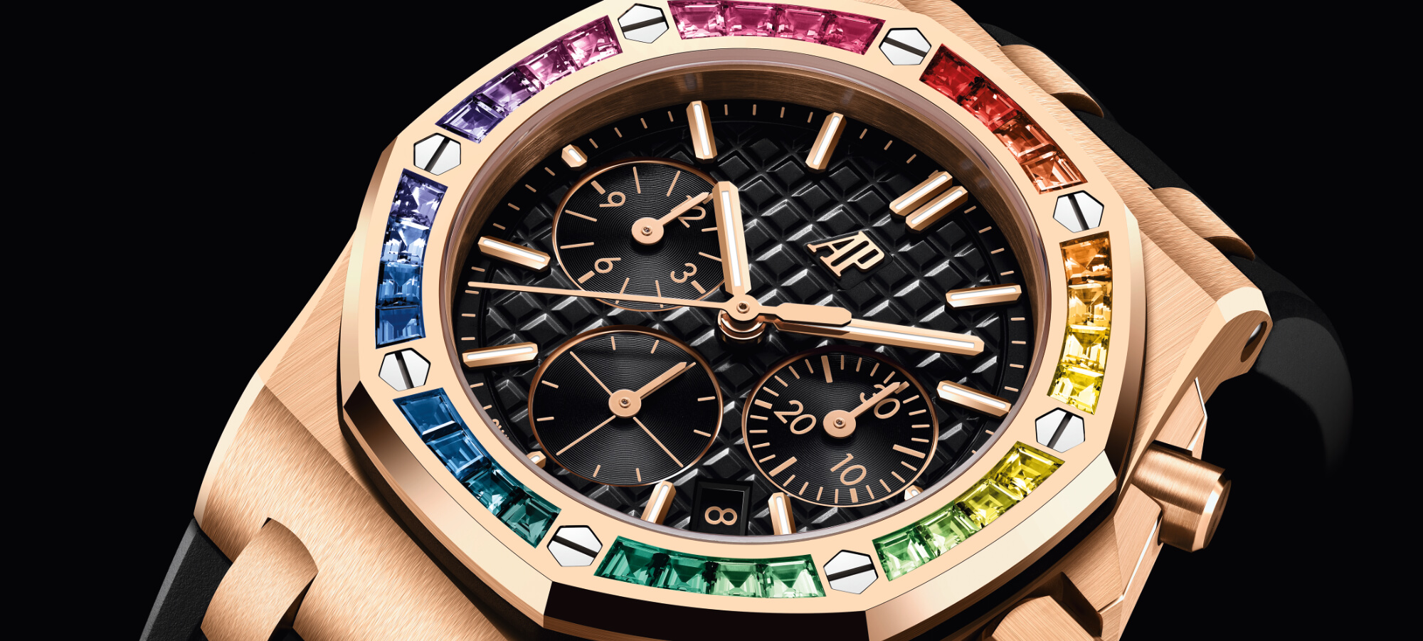 Audemars Piguet debuts four new 37mm gem-set Royal Oak Offshore watches