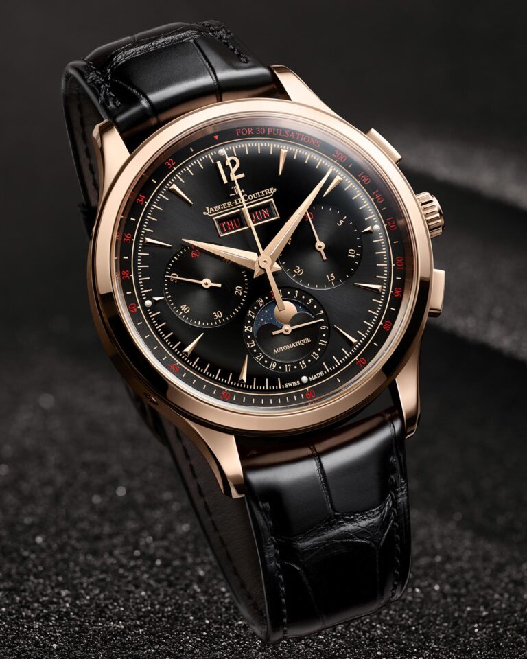 Jaeger-LeCoultre Master Control Chronograph Calendar Watch In Pink Gold ...