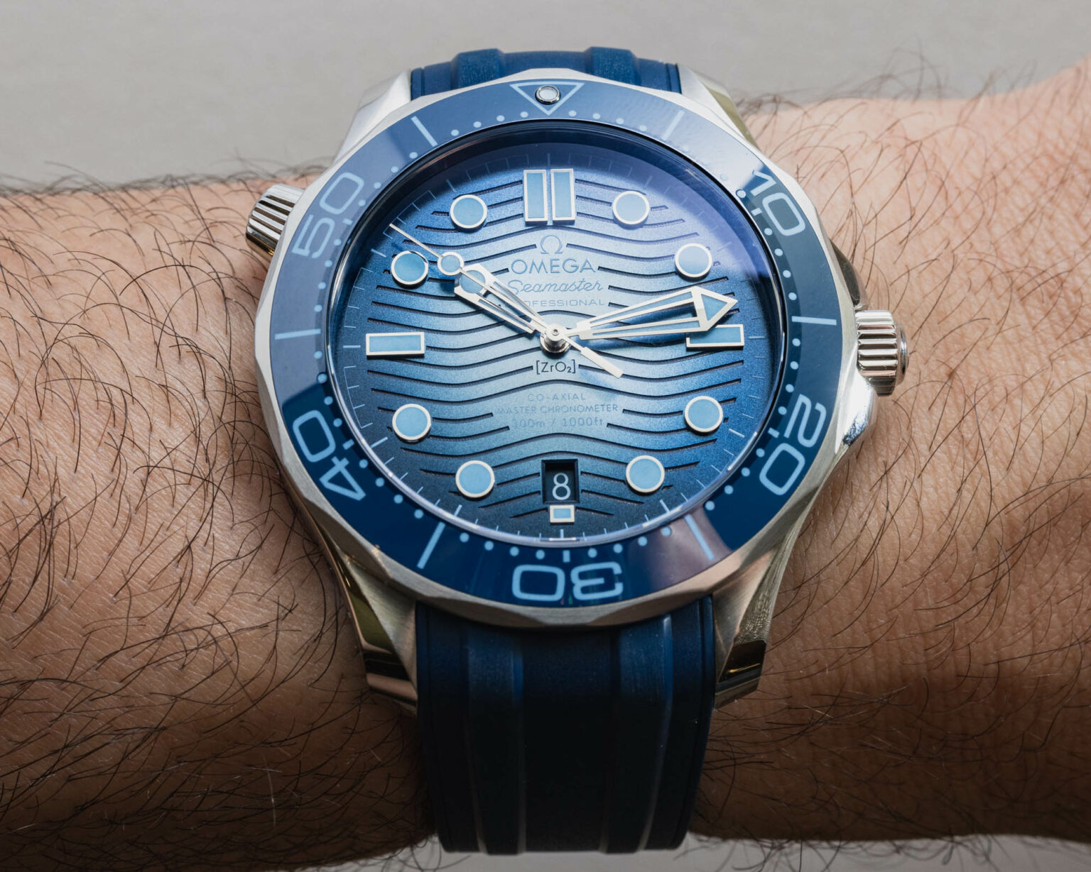 Hands-On: Omega Seamaster Diver 300M 75th Anniversary Summer Blue Watch ...
